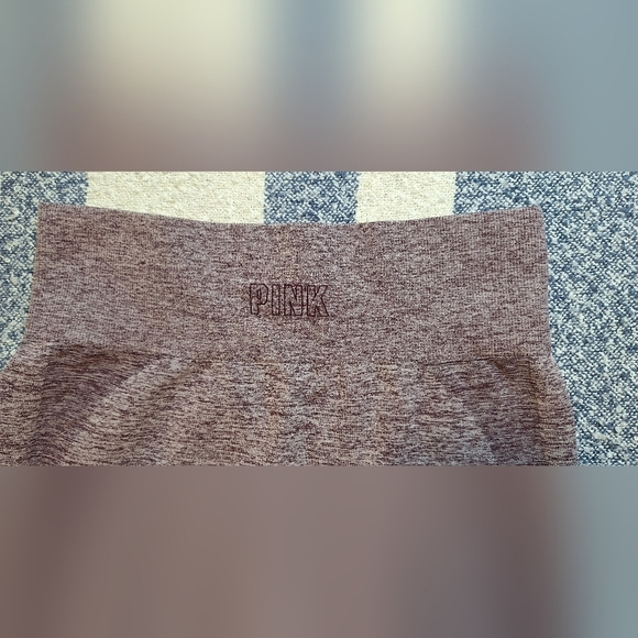 Victoria secret VS Pink seamless purple leggings size large - Picture 11 of 11